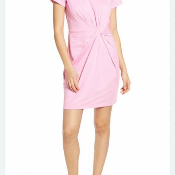 Vineyard Vines Dresses & Skirts - ⚡️NWOT Vineyard Vines Pink Sankaty Stripped Twist-Front Mini Dress